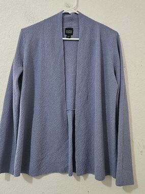​Eileen Fisher 100% Wool Open Front Cardigan